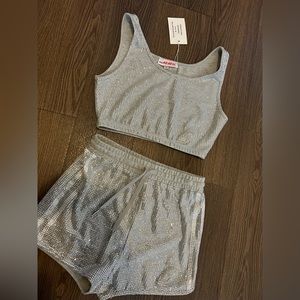 GSUWOO 2 piece short set. Never worn.